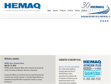 Tablet Screenshot of hemaq.com